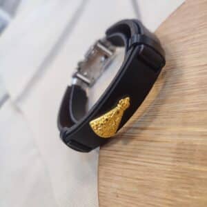 Pulseira Masculino Courino Sintético Nossa Senhora