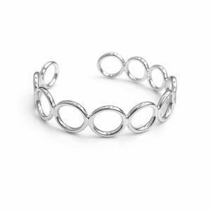 Bracelete Orgânico Banhado  Prata 925 | LILLARA SEMIJOIAS